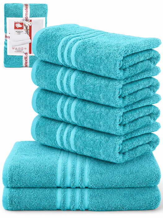 DecoHomeTextil Handtuch-Set aus 100% Baumwolle, kuschelweich