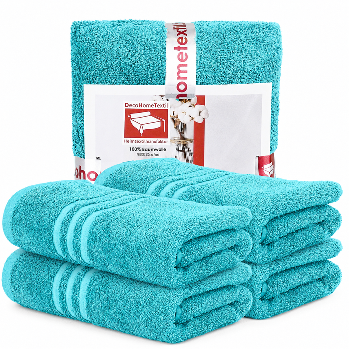 DecoHomeTextil Handtuch-Set aus 100% Baumwolle, kuschelweich