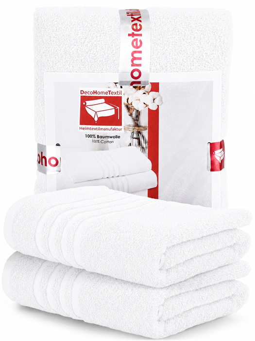 DecoHomeTextil Handtuch-Set aus 100% Baumwolle, kuschelweich