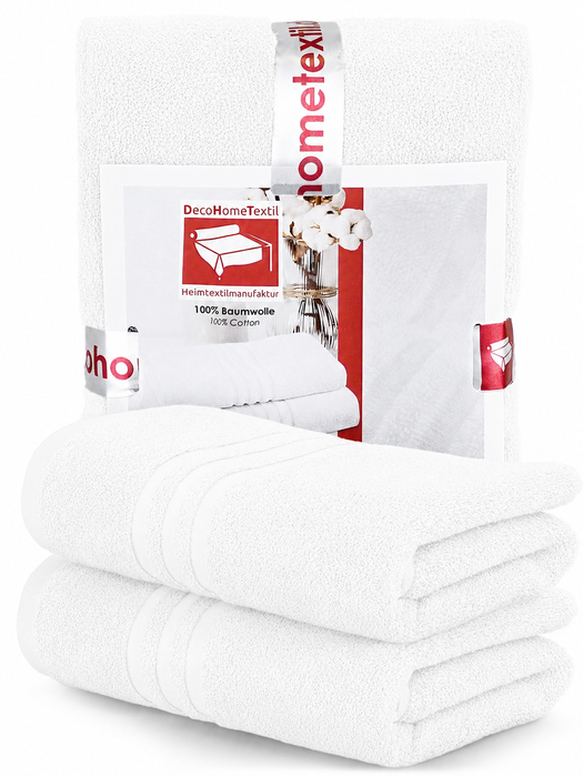 DecoHomeTextil Handtuch-Set aus 100% Baumwolle, kuschelweich