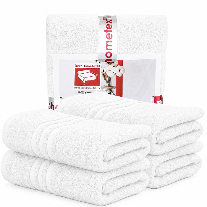 DecoHomeTextil Handtuch-Set aus 100% Baumwolle, kuschelweich