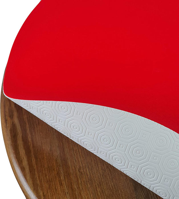 Tischpolster rot oval