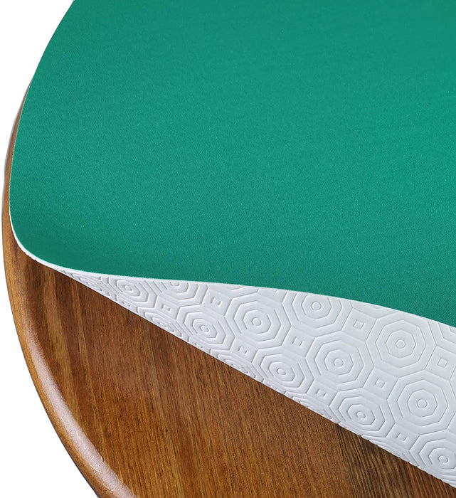 Tischpolster grün oval